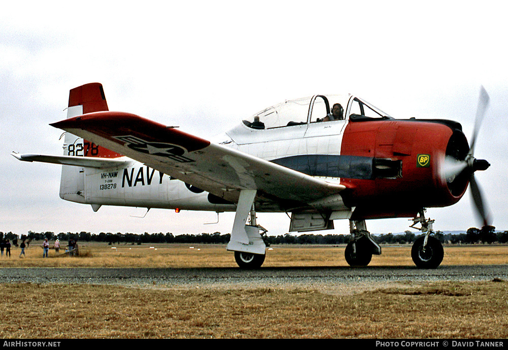 Aircraft Photo of VH-NAW / 138278 | North American T-28B Trojan | USA - Navy | AirHistory.net #29691