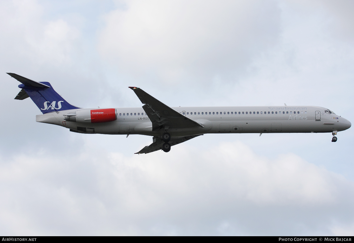 Aircraft Photo of LN-ROX | McDonnell Douglas MD-82 (DC-9-82) | Scandinavian Airlines - SAS | AirHistory.net #29695