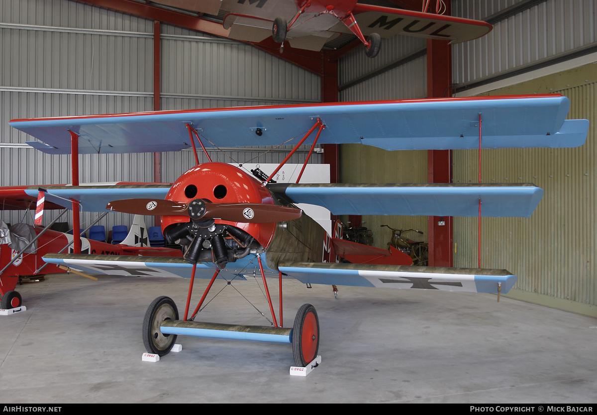 Aircraft Photo of G-BVGZ / 152/17 | Fokker Dr.1 (replica) | Germany - Air Force | AirHistory.net #29728