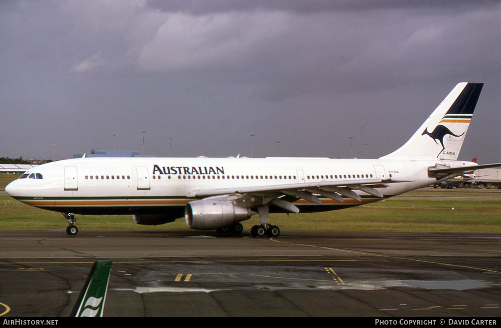 Aircraft Photo of VH-TAC | Airbus A300B4-203 | Australian Airlines | AirHistory.net #29729