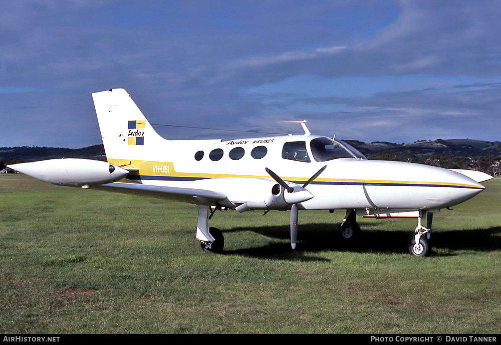 Aircraft Photo of VH-UBI | Cessna 402B Businessliner | Avdev Airlines | AirHistory.net #29731