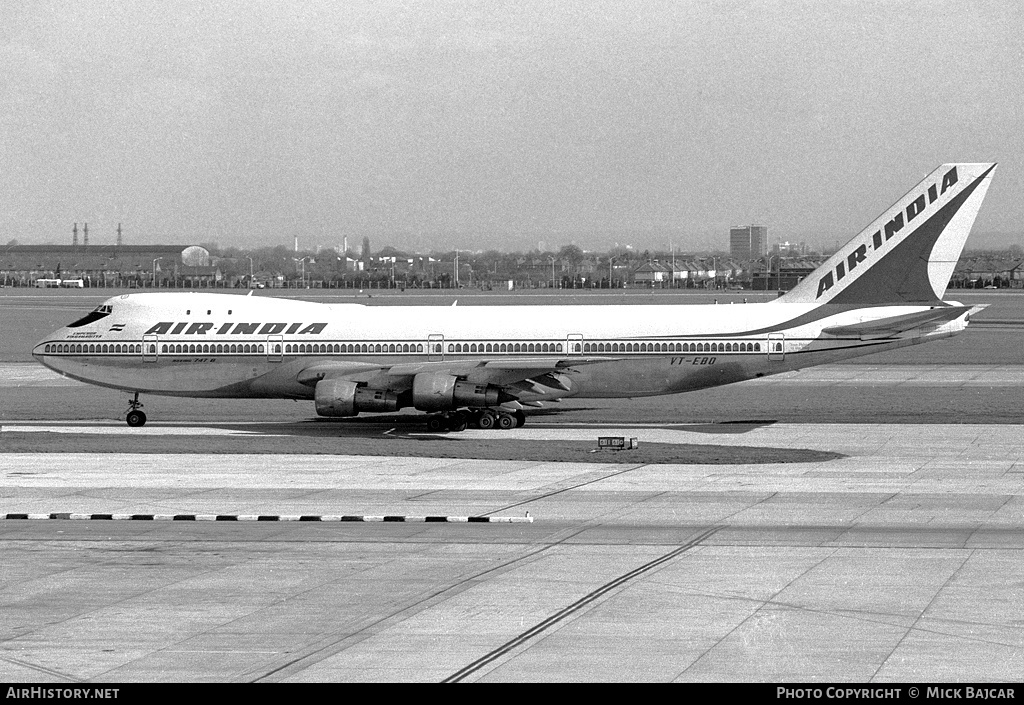 Aircraft Photo of VT-EBO | Boeing 747-237B | Air India | AirHistory.net #29736