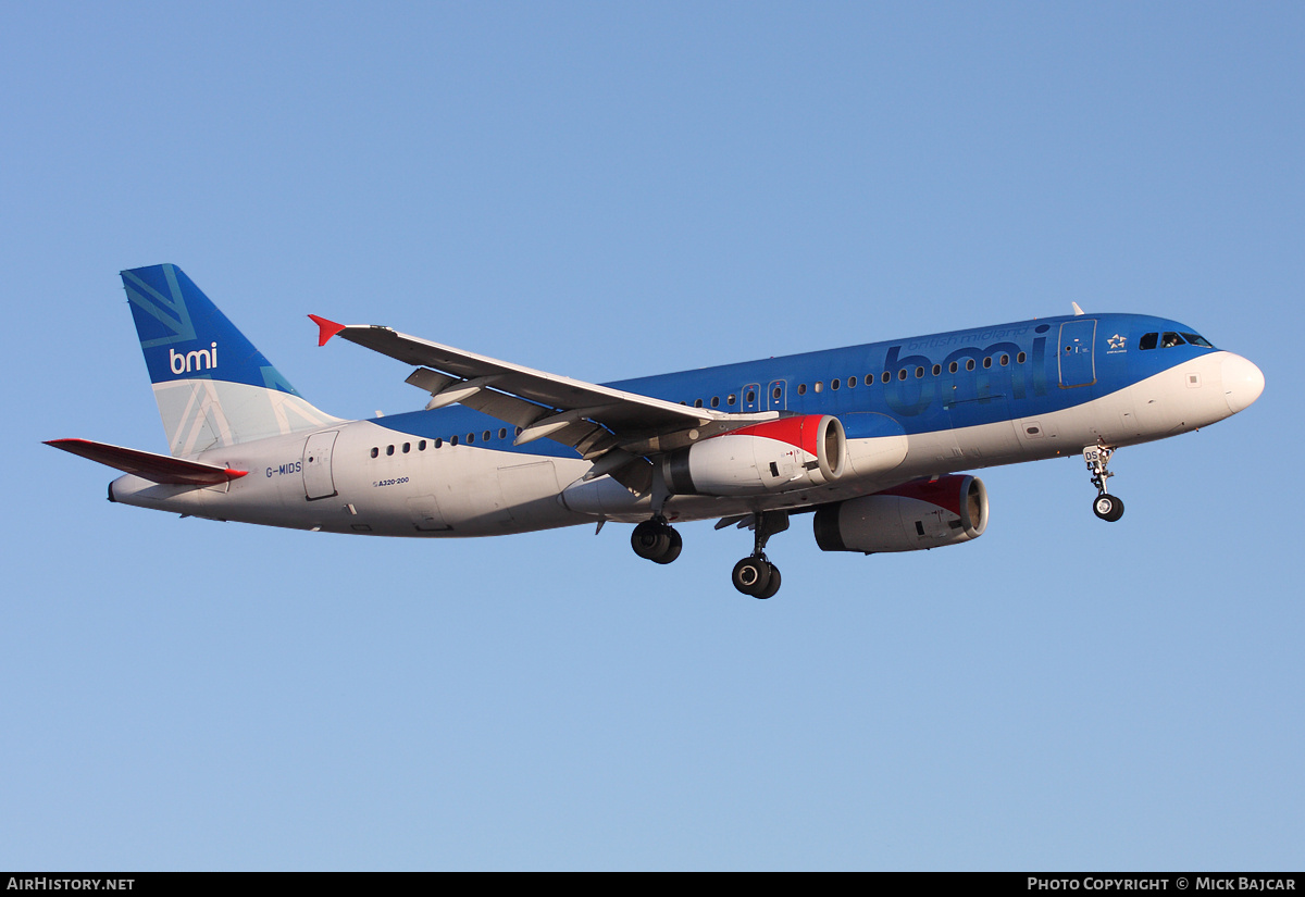 Aircraft Photo of G-MIDS | Airbus A320-232 | BMI - British Midland International | AirHistory.net #29746