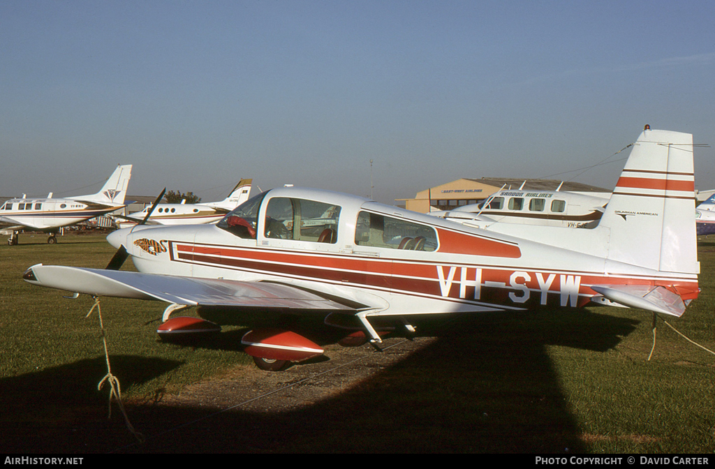 Aircraft Photo of VH-SYW | Grumman American AA-5B Tiger | AirHistory.net #29781