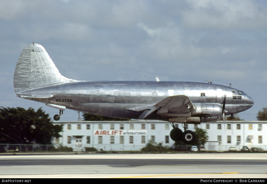 Aircraft Photo of N5370N | Curtiss C-46F Commando | Rich International Airways | AirHistory.net #29800