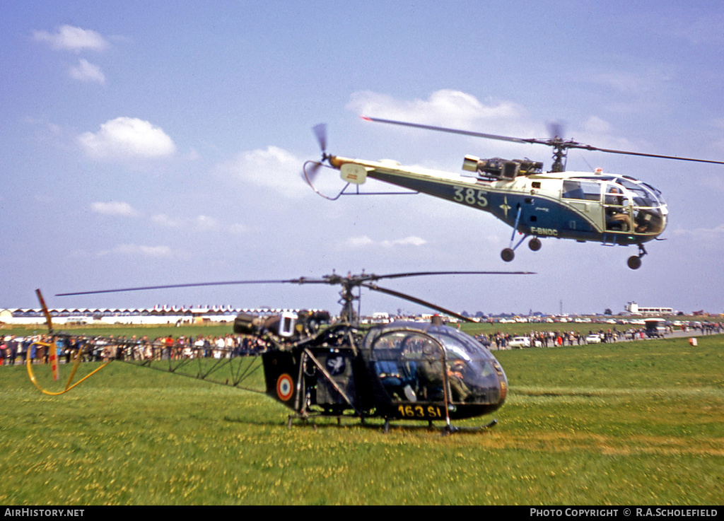 Aircraft Photo of 163 | Sud SE-3130 Alouette II | France - Air Force | AirHistory.net #29817