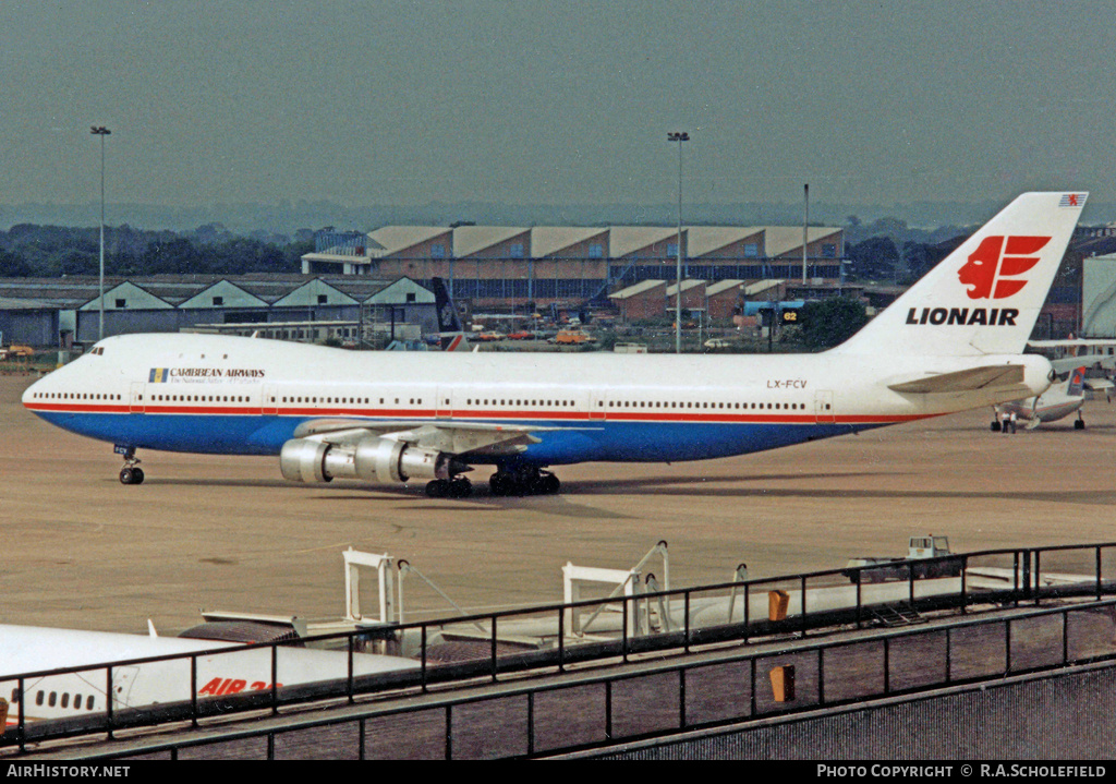 Aircraft Photo of LX-FCV | Boeing 747-121 | Caribbean Airways | AirHistory.net #29821