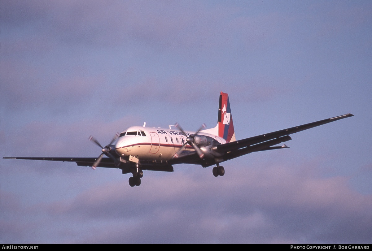 Aircraft Photo of N749AV | British Aerospace BAe-748 Srs2B/FAA | Air Virginia | AirHistory.net #29831