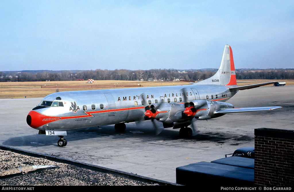 Aircraft Photo of N6134A | Lockheed L-188A Electra | American Airlines | AirHistory.net #29836