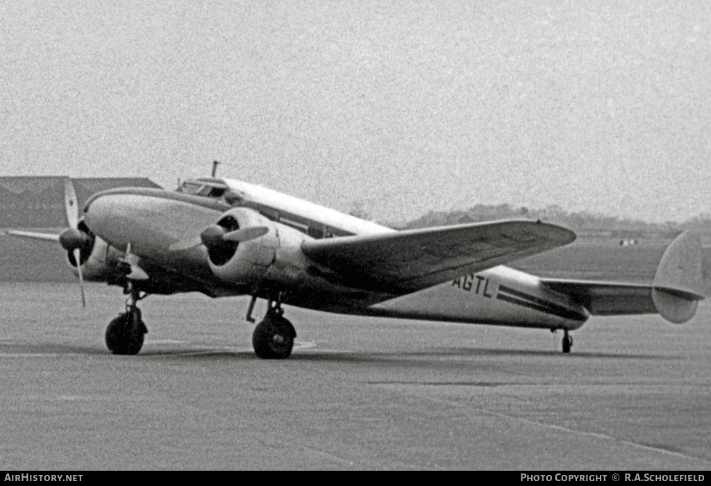 Aircraft Photo of G-AGTL | Lockheed 12-A Electra Junior | AirHistory.net #29837
