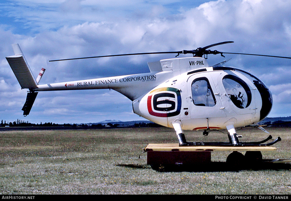 Aircraft Photo of VH-PHL | Hughes 500C (369HS) | Channel 6 News | AirHistory.net #29847