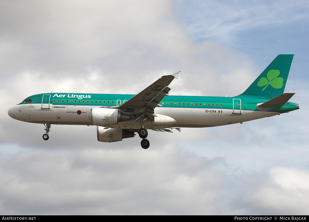 Aircraft Photo of EI-CVA | Airbus A320-214 | Aer Lingus | AirHistory.net #29875