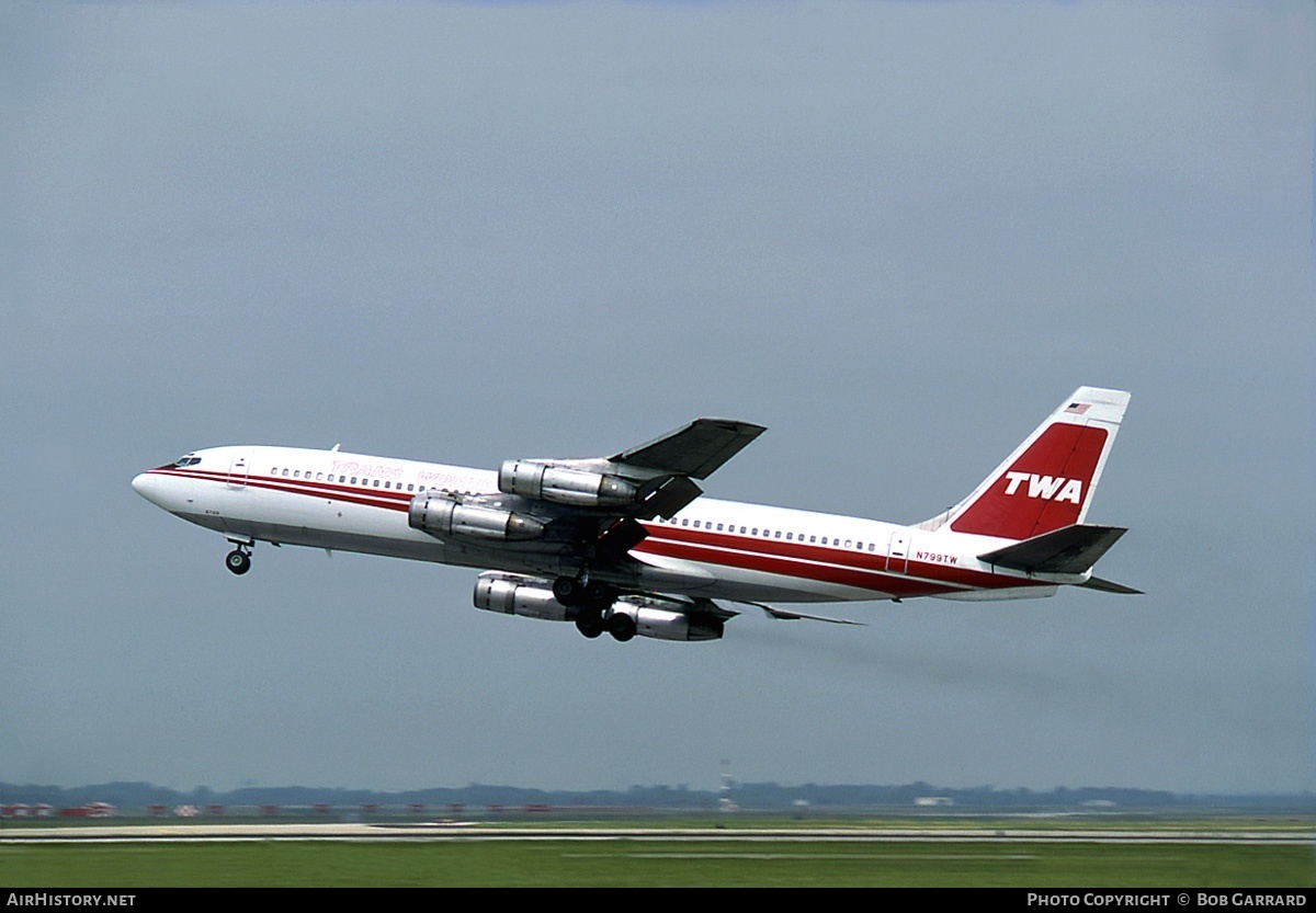 Aircraft Photo of N799TW | Boeing 707-131B | Trans World Airlines - TWA | AirHistory.net #29885