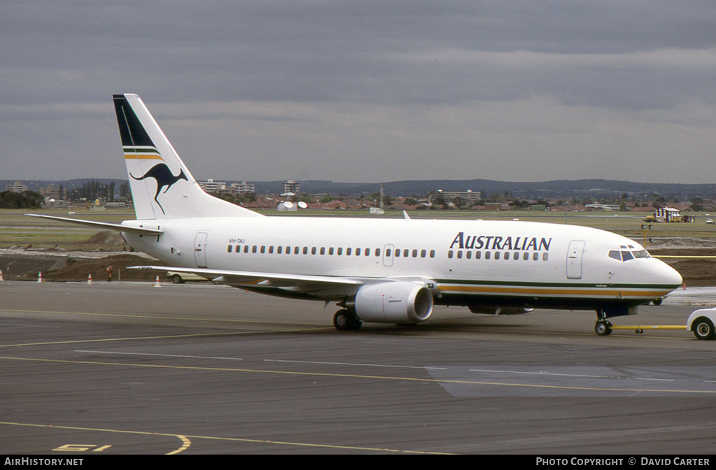 Aircraft Photo of VH-TAJ | Boeing 737-376 | Australian Airlines | AirHistory.net #29898