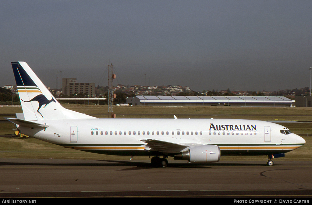 Aircraft Photo of VH-TAI | Boeing 737-376 | Australian Airlines | AirHistory.net #29902