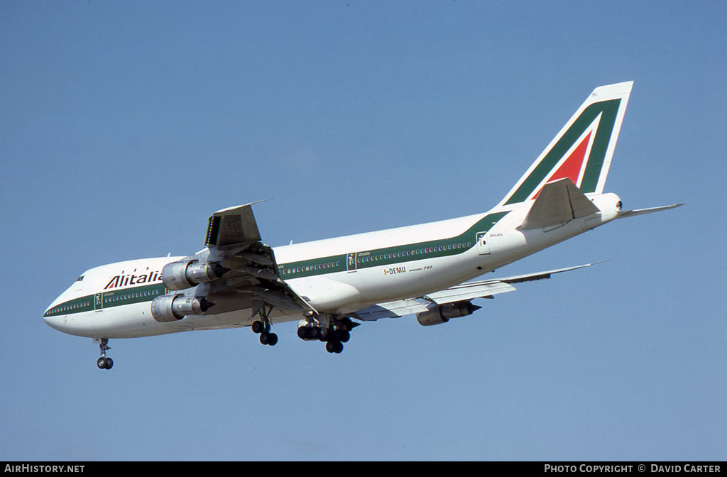 Aircraft Photo of I-DEMU | Boeing 747-243B | Alitalia | AirHistory.net #29903