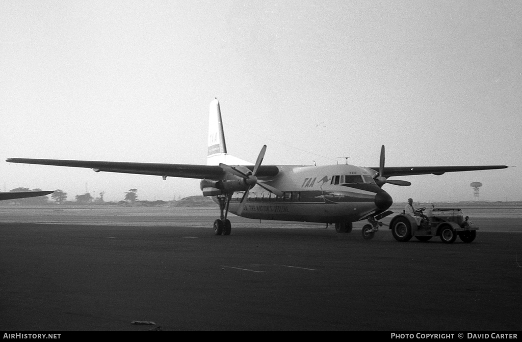 Aircraft Photo of VH-TFF | Fokker F27-100 Friendship | Trans-Australia Airlines - TAA | AirHistory.net #29912