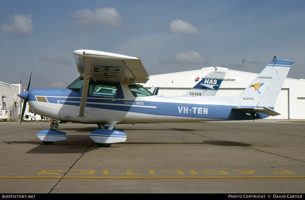 Aircraft Photo of VH-TEN | Cessna 152 | Kingfisher Aviation | AirHistory.net #29924