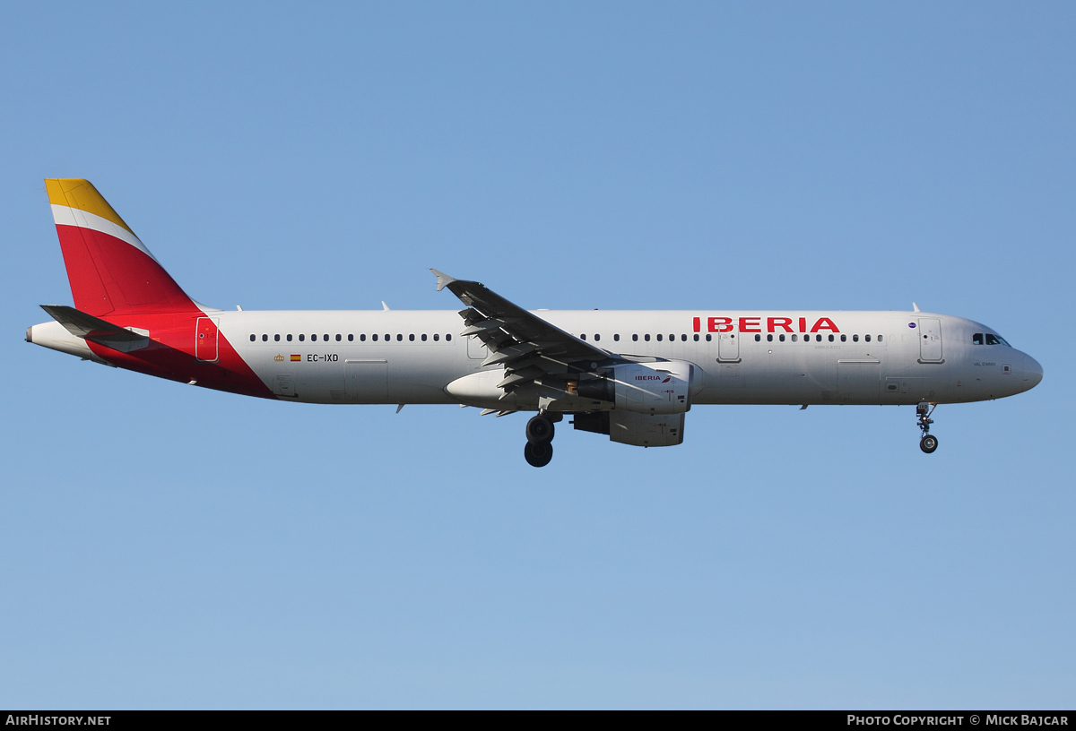 Aircraft Photo of EC-IXD | Airbus A321-211 | Iberia | AirHistory.net #29926