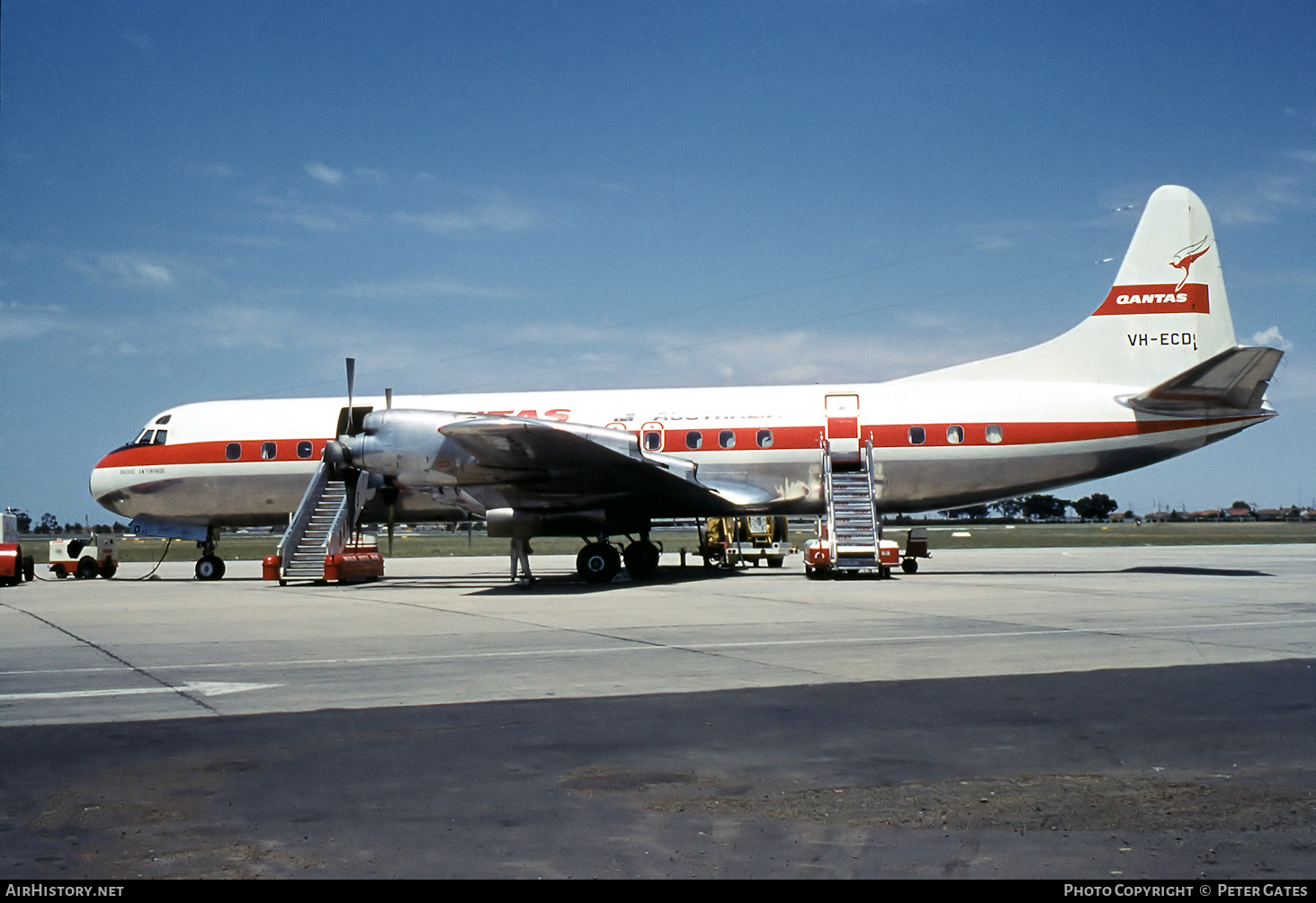Aircraft Photo of VH-ECD | Lockheed L-188C Electra | Qantas | AirHistory.net #29927