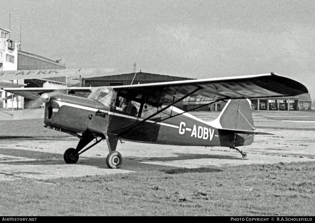 Aircraft Photo of G-AOBV | Auster J-5P Autocar | AirHistory.net #29930
