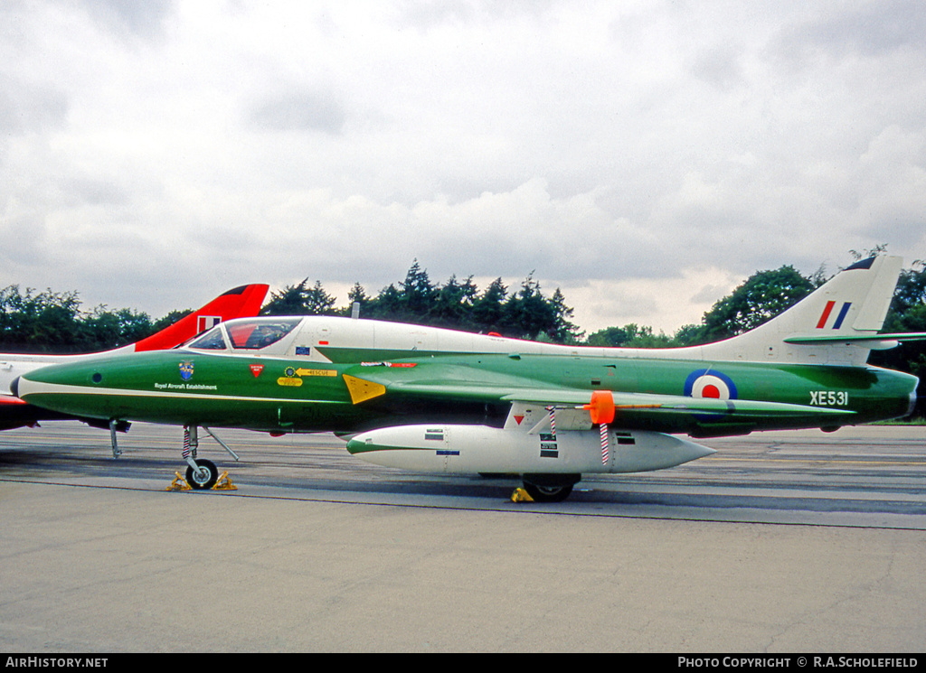 Aircraft Photo of XE531 | Hawker Hunter T12 | UK - Air Force | AirHistory.net #29935