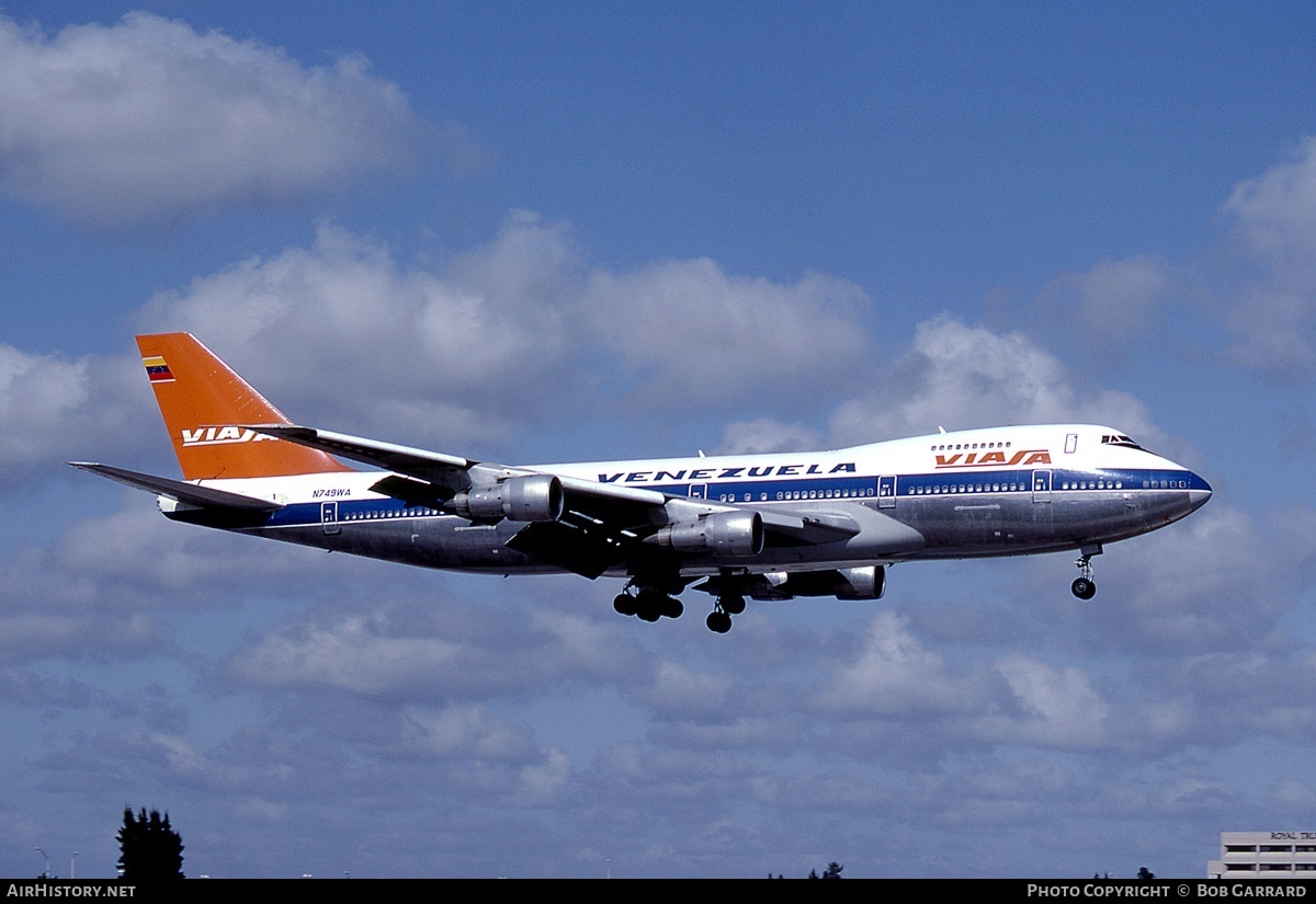 Aircraft Photo of N749WA | Boeing 747-273C | Viasa | AirHistory.net #29982