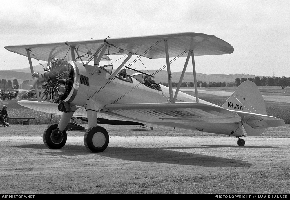 Aircraft Photo of VH-JQY | Boeing PT-13D Kaydet (E75) | AirHistory.net #29988