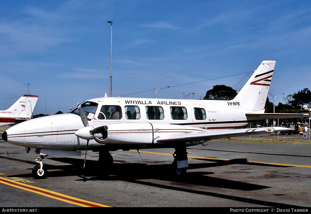 Aircraft Photo of VH-NPB | Piper PA-31-350 Navajo Chieftain | Whyalla Airlines | AirHistory.net #29993