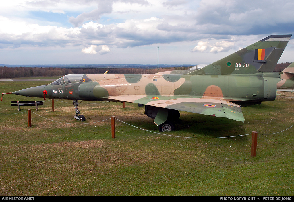 Aircraft Photo of BA30 | Dassault Mirage 5BA | Belgium - Air Force | AirHistory.net #29994