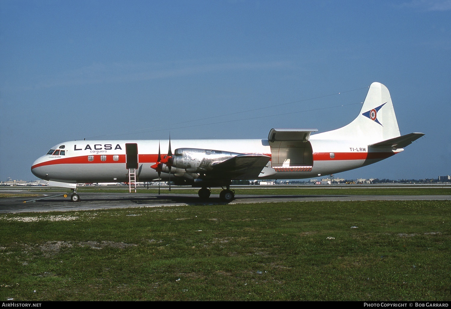 Aircraft Photo of TI-LRM | Lockheed L-188C(F) Electra | LACSA Carguero - Líneas Aéreas de Costa Rica | AirHistory.net #30024