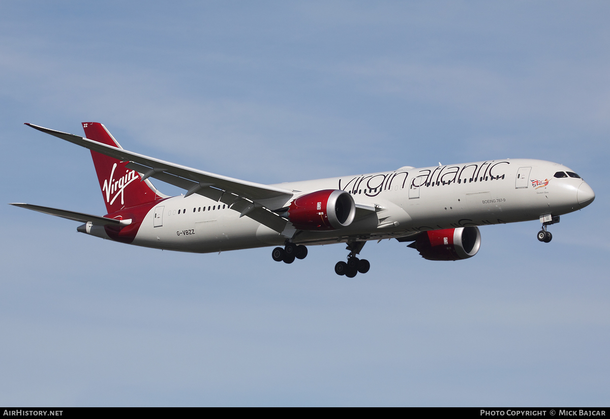 Aircraft Photo of G-VBZZ | Boeing 787-9 Dreamliner | Virgin Atlantic Airways | AirHistory.net #30027