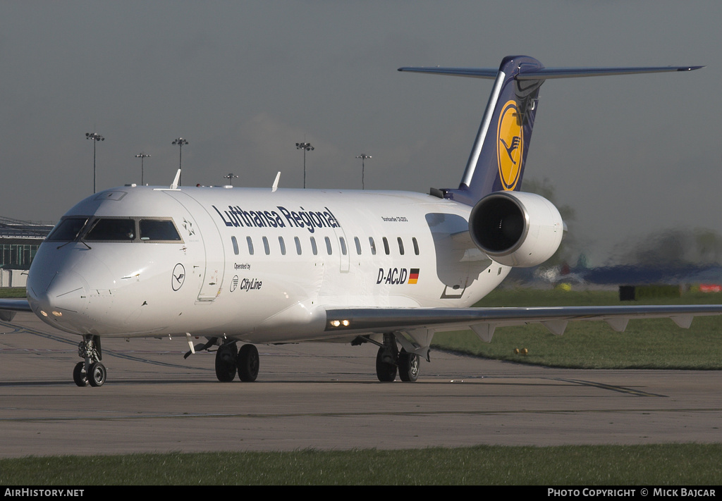 Aircraft Photo of D-ACJD | Canadair CRJ-200LR (CL-600-2B19) | Lufthansa Regional | AirHistory.net #30032