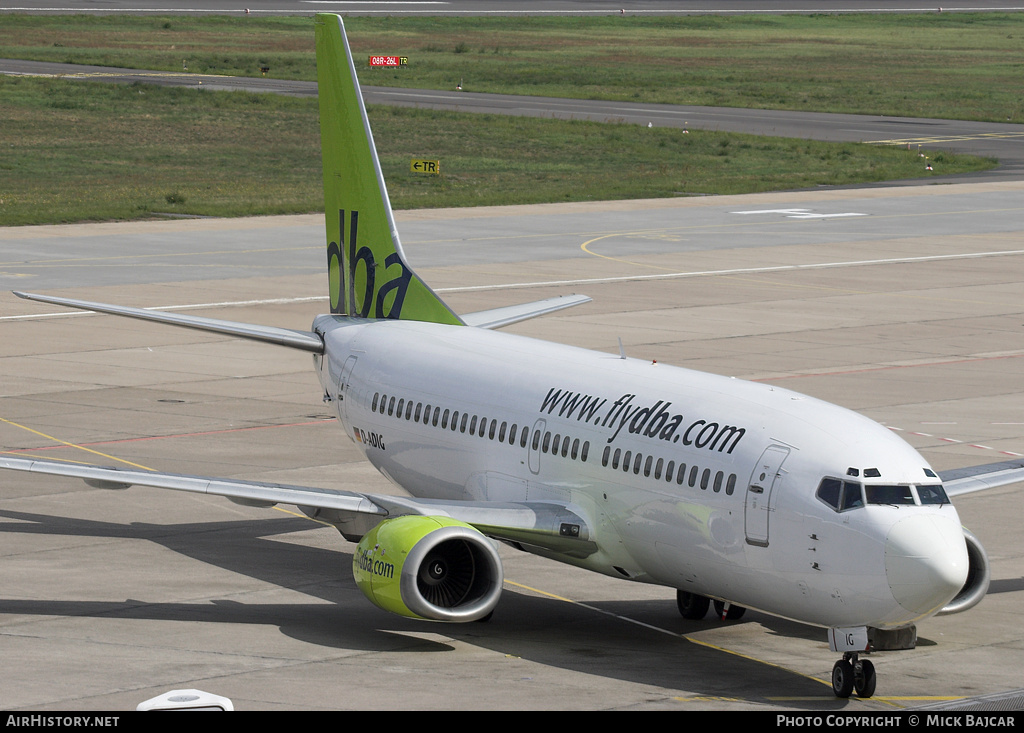 Aircraft Photo of D-ADIG | Boeing 737-3L9 | DBA - Deutsche BA | AirHistory.net #30038