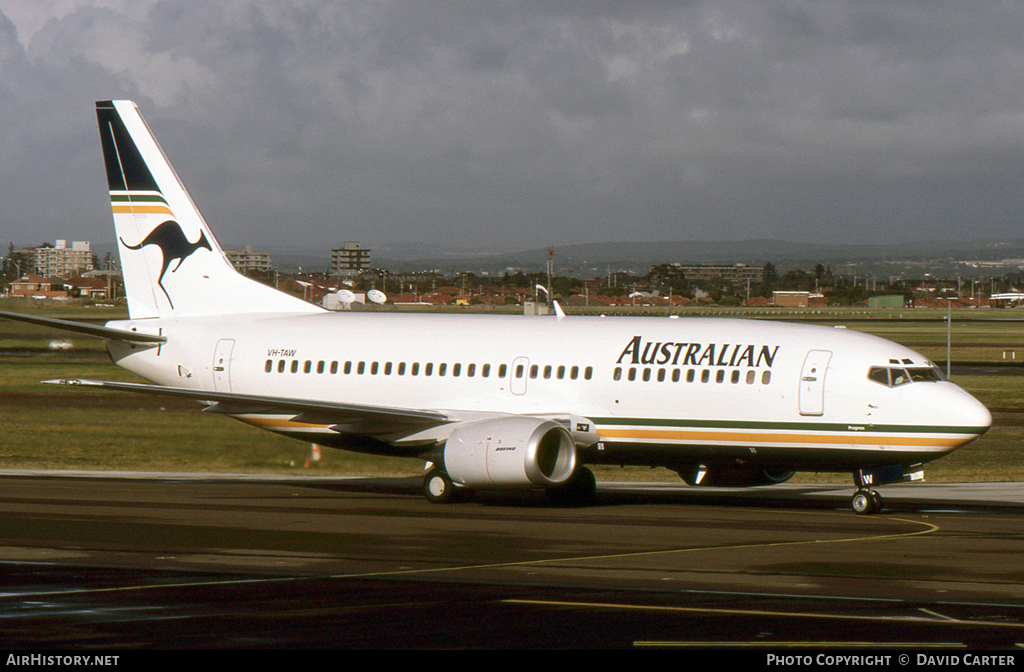 Aircraft Photo of VH-TAW | Boeing 737-376 | Australian Airlines | AirHistory.net #30042