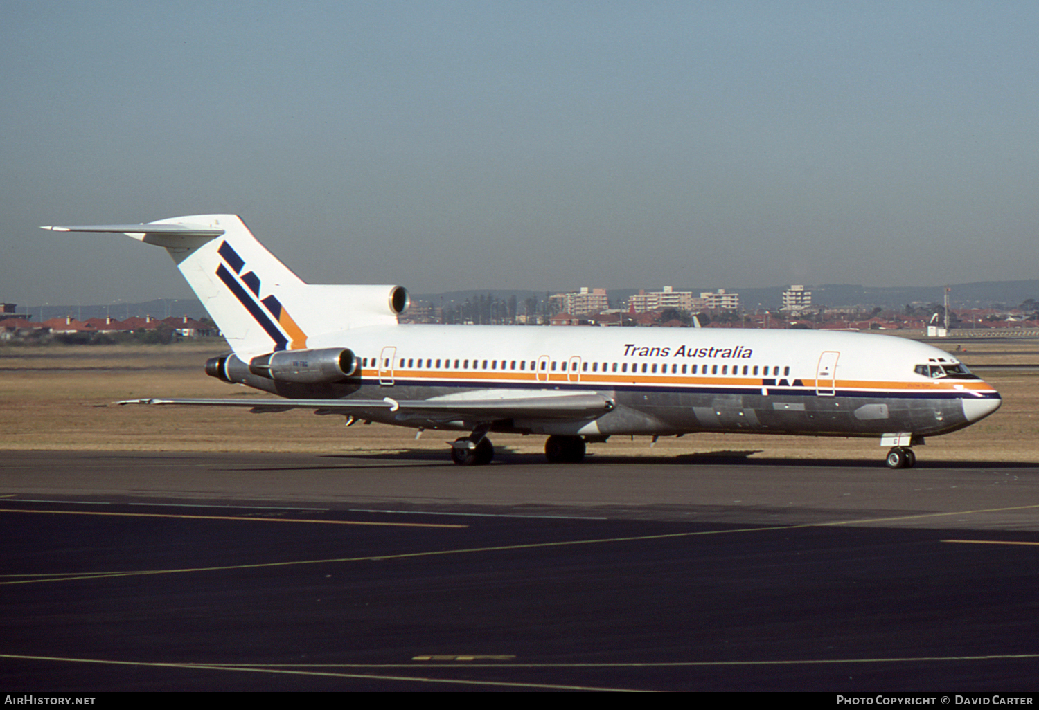 Aircraft Photo of VH-TBG | Boeing 727-276/Adv | Trans-Australia Airlines - TAA | AirHistory.net #30051