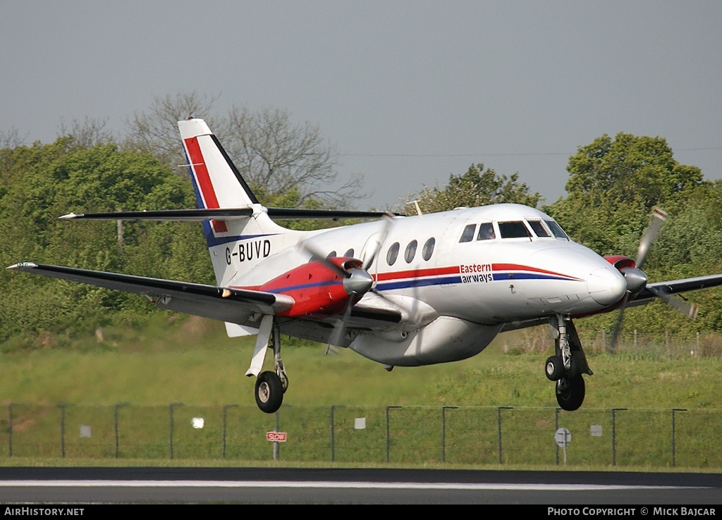 Aircraft Photo of G-BUVD | British Aerospace BAe-3206 Jetstream Super 31 | Eastern Airways | AirHistory.net #30055