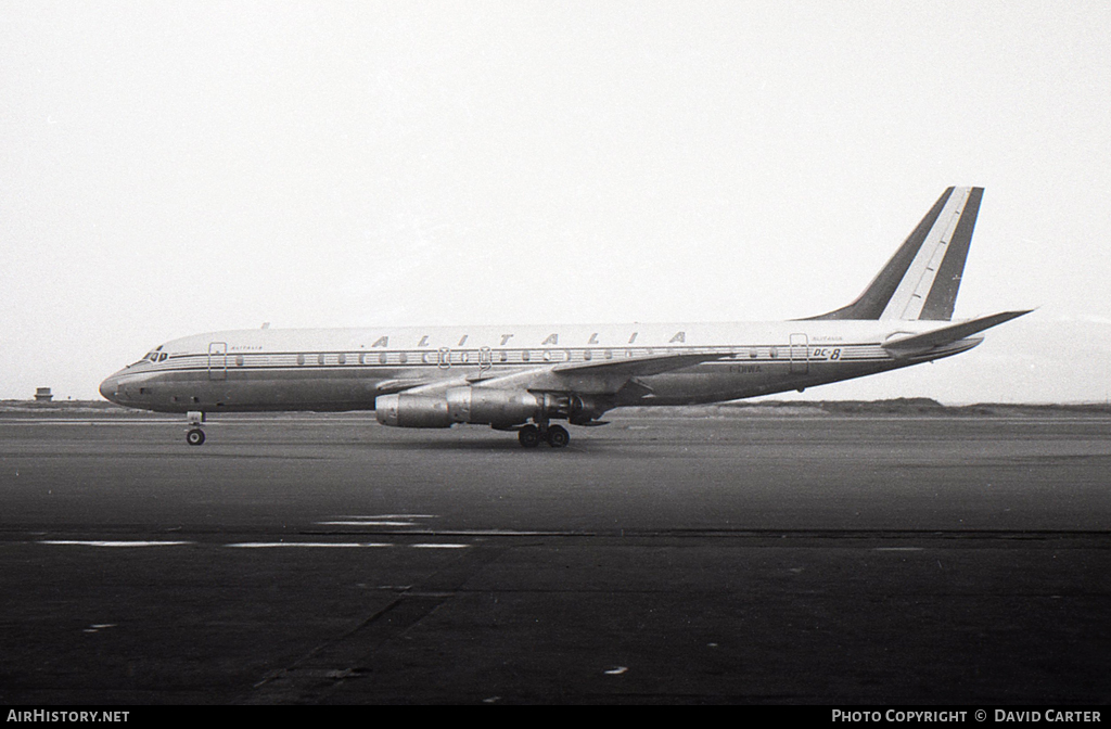 Aircraft Photo of I-DIWA | Douglas DC-8-43 | Alitalia | AirHistory.net #30061