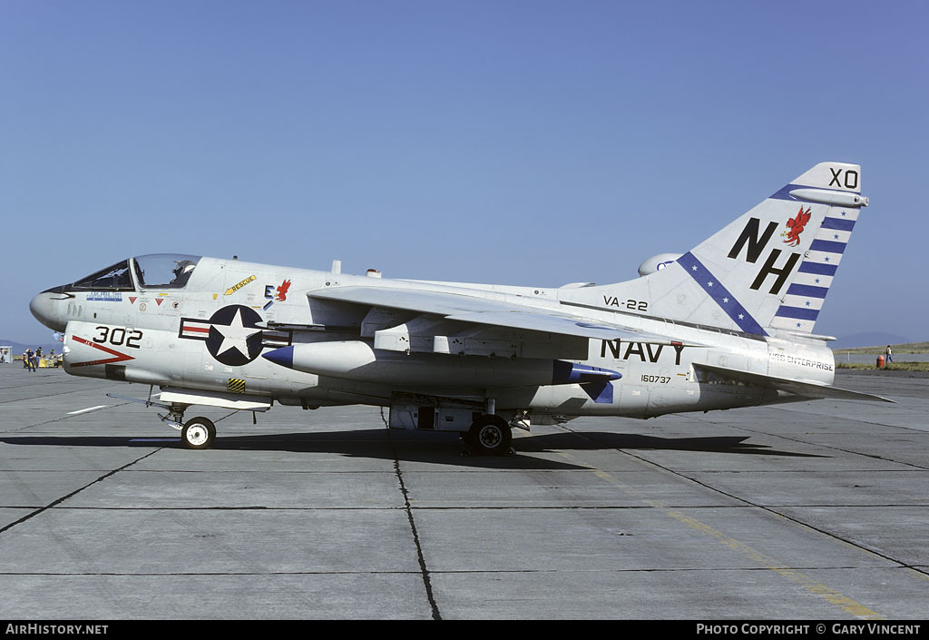 Aircraft Photo of 160737 | Vought A-7E Corsair II | USA - Navy | AirHistory.net #30072