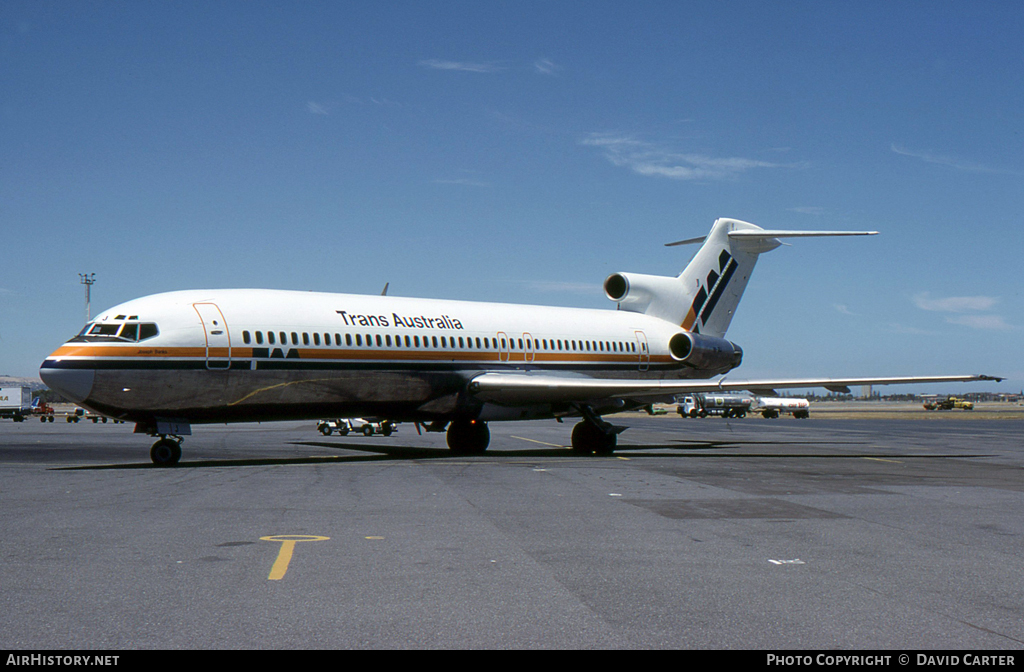 Aircraft Photo of VH-TBJ | Boeing 727-276/Adv | Trans-Australia Airlines - TAA | AirHistory.net #30073