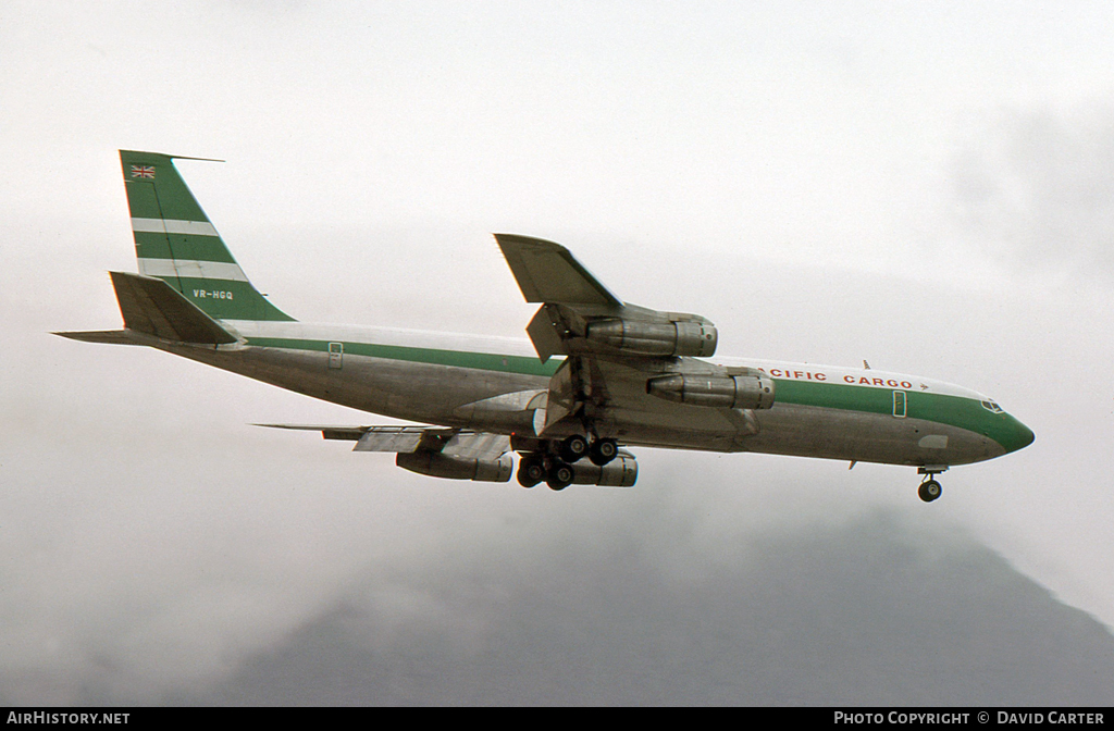 Aircraft Photo of VR-HGQ | Boeing 707-351C | Cathay Pacific Airways Cargo | AirHistory.net #30077