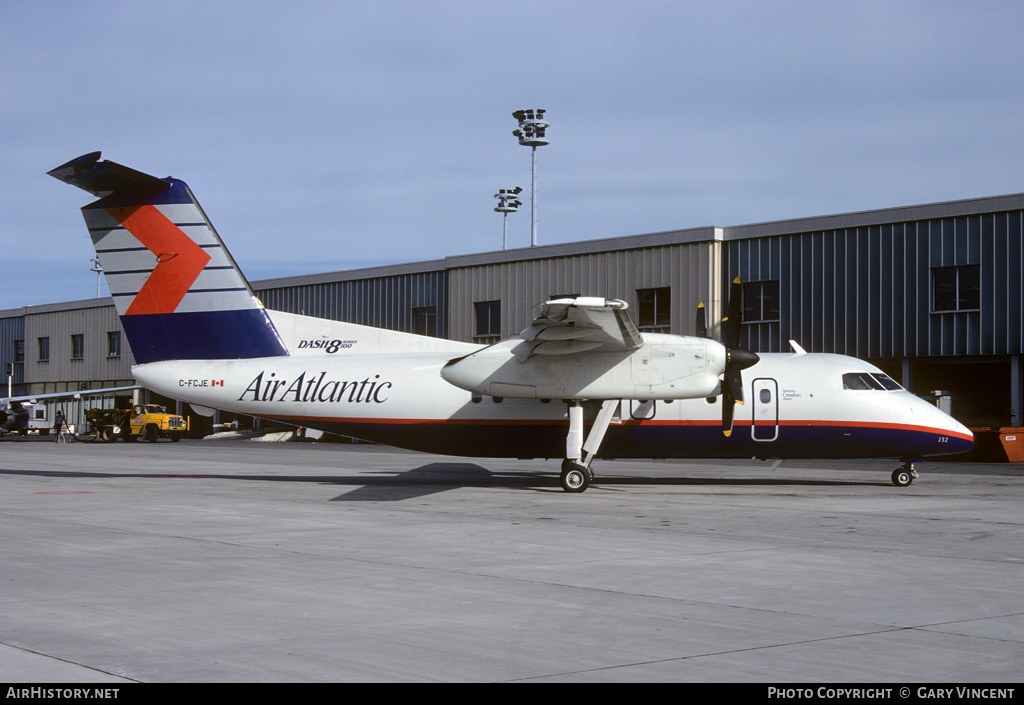 Aircraft Photo of C-FCJE | De Havilland Canada DHC-8-102 Dash 8 | Air Atlantic | AirHistory.net #30082