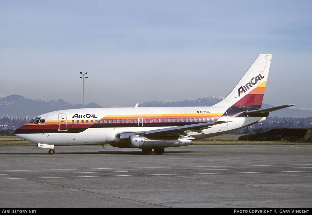 Aircraft Photo of N463GB | Boeing 737-293 | AirCal | AirHistory.net #30083