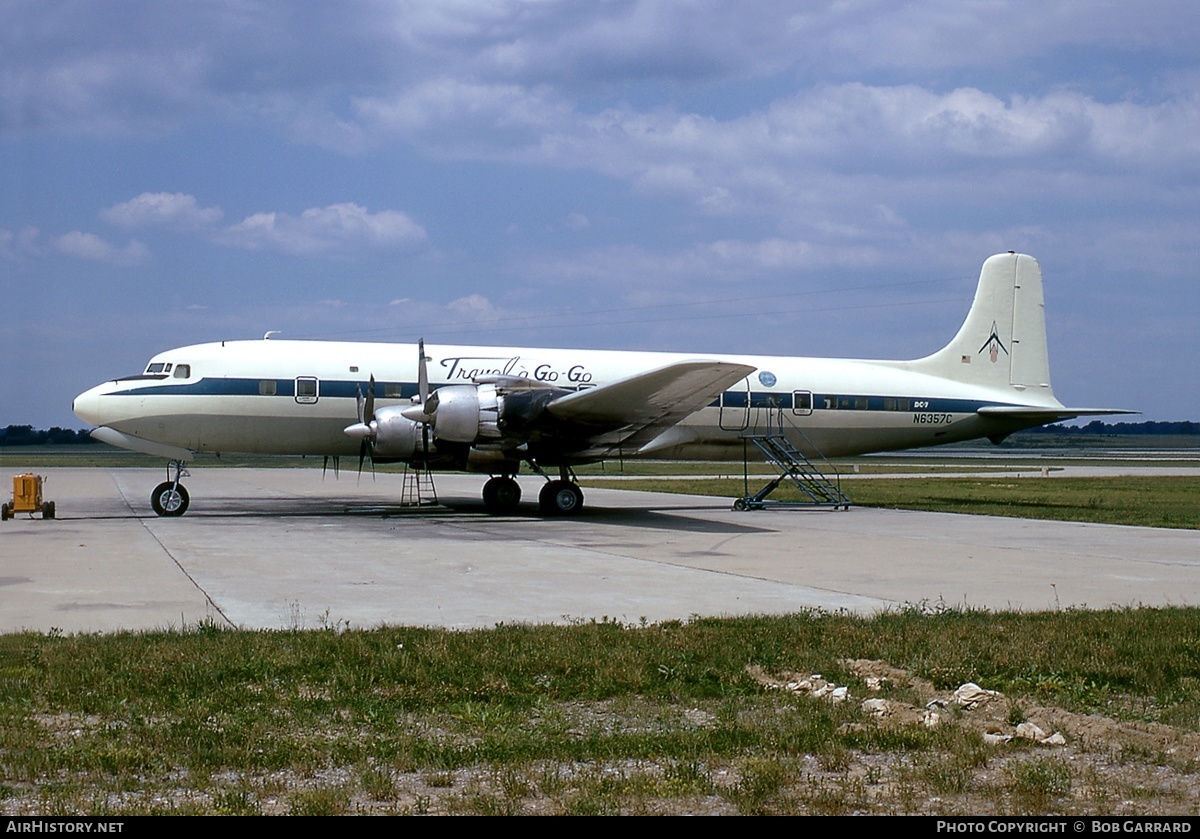 Aircraft Photo of N6357C | Douglas DC-7 | Travel A Go Go Travel Club | AirHistory.net #30092