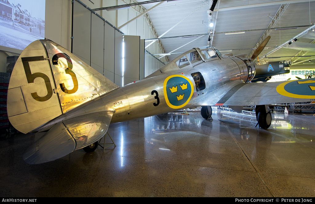 Aircraft Photo of 2134 | Seversky J9 (EP-106) | Sweden - Air Force | AirHistory.net #30115