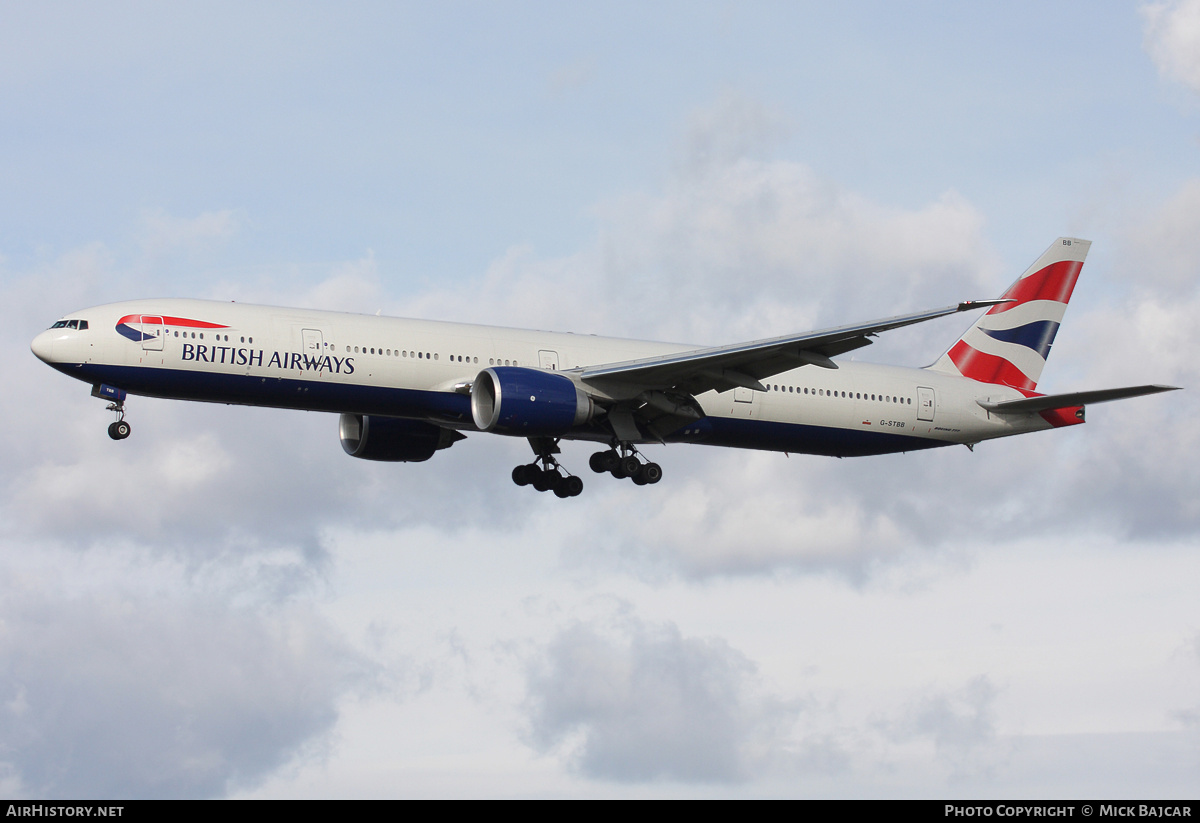 Aircraft Photo of G-STBB | Boeing 777-36N/ER | British Airways | AirHistory.net #30127