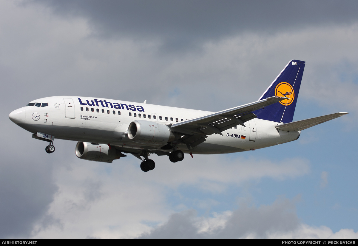 Aircraft Photo of D-ABIM | Boeing 737-530 | Lufthansa | AirHistory.net #30147