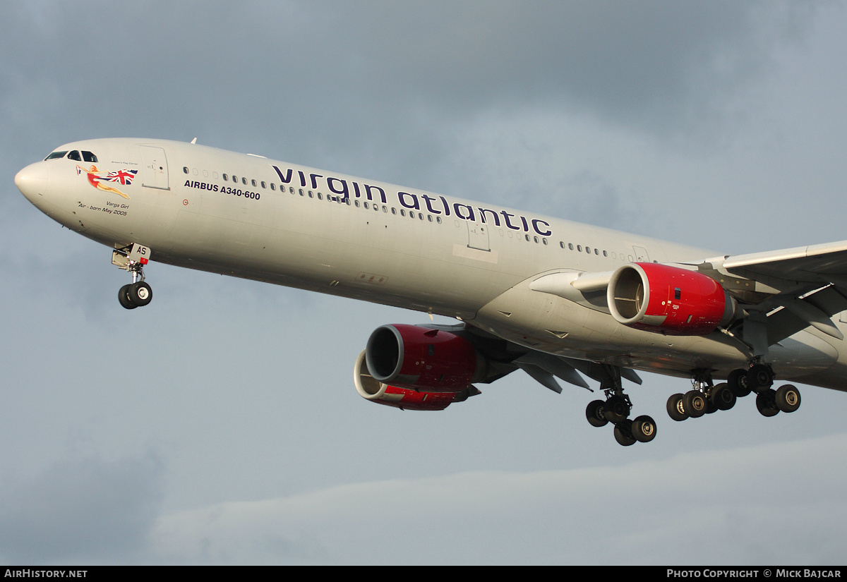 Aircraft Photo of G-VGAS | Airbus A340-642 | Virgin Atlantic Airways | AirHistory.net #30148