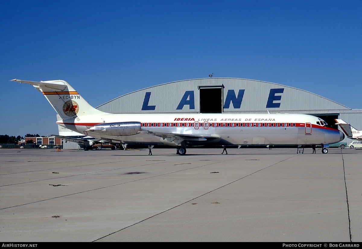 Aircraft Photo of EC-BYN | McDonnell Douglas DC-9-33RC | Iberia | AirHistory.net #30160