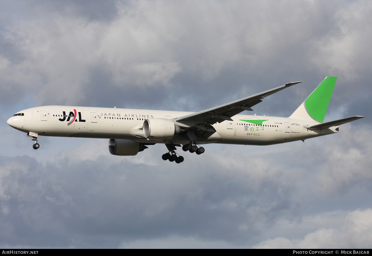 Aircraft Photo of JA731J | Boeing 777-346/ER | Japan Airlines - JAL | AirHistory.net #30175